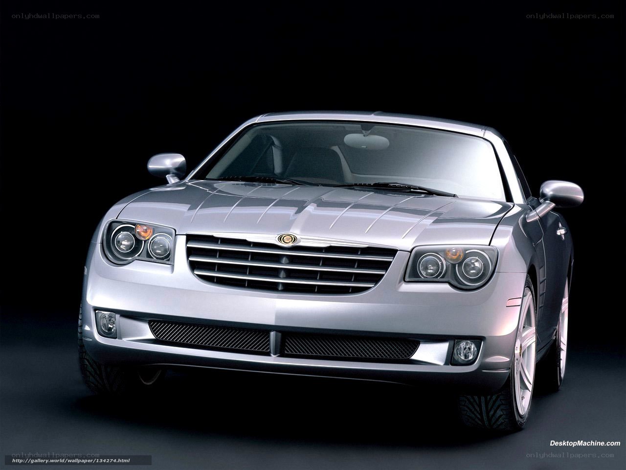 silver chrysler crossfire car