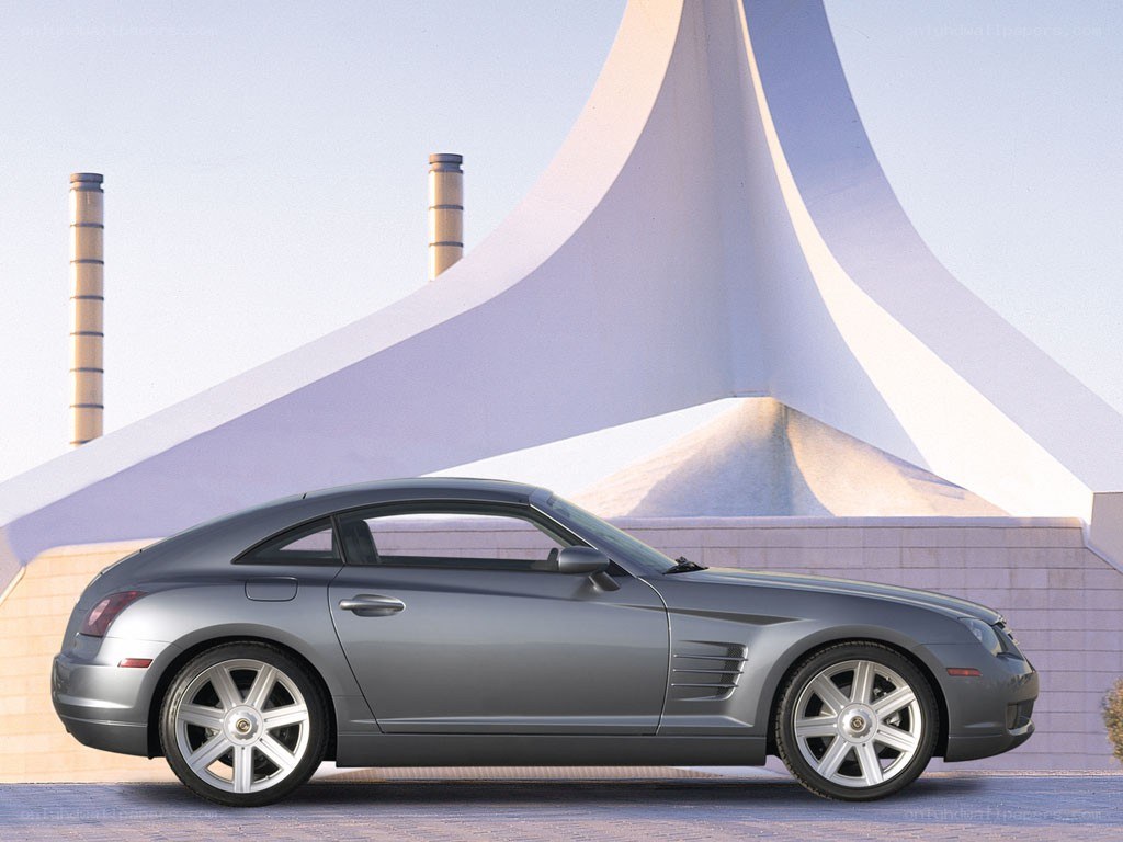 silver chrysler crossfire coupe