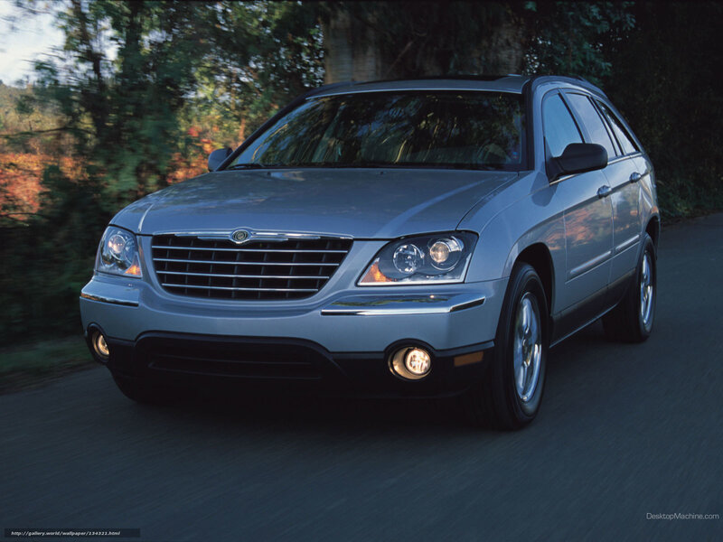 silver chrysler pacifica driving