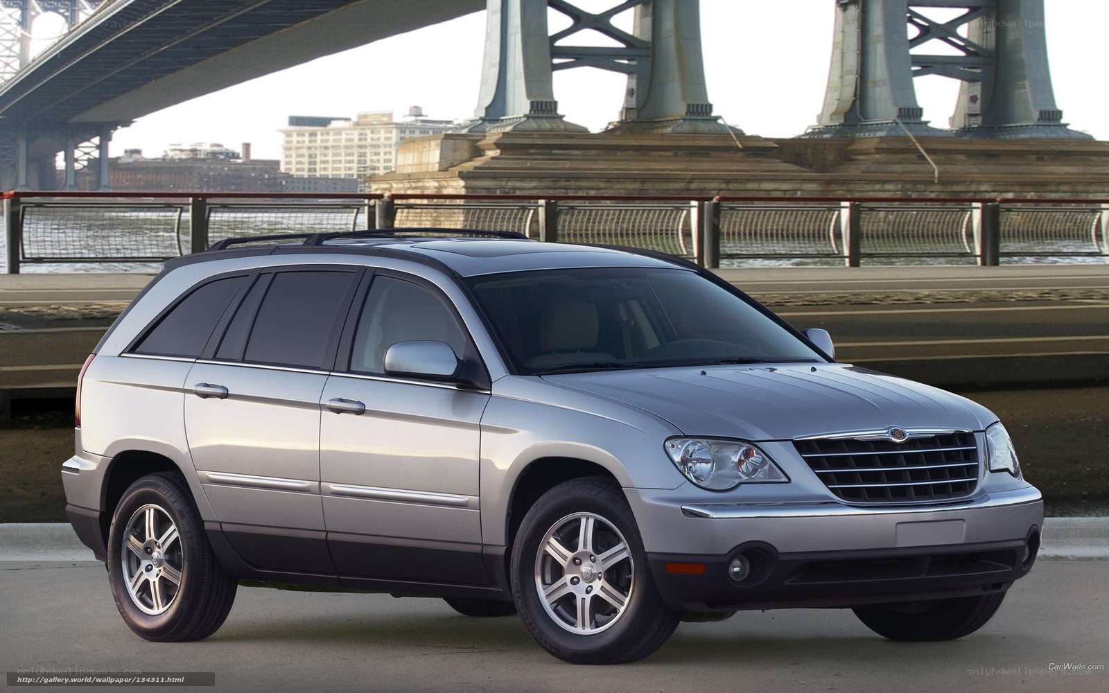 silver chrysler pacifica suv