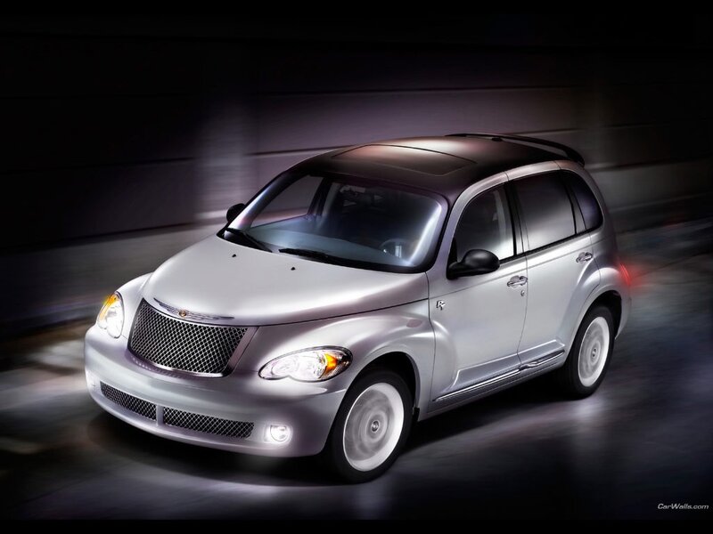 silver chrysler pt cruiser