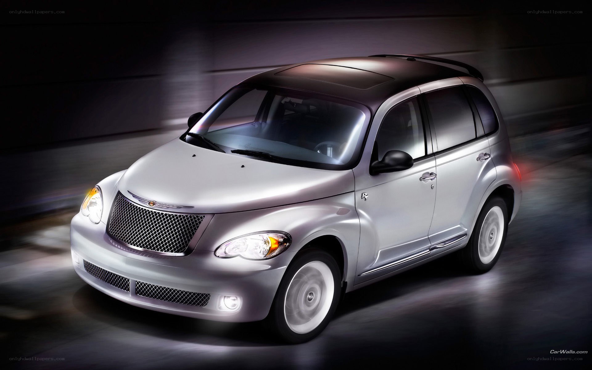 silver chrysler pt cruiser