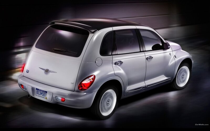 silver chrysler pt cruiser