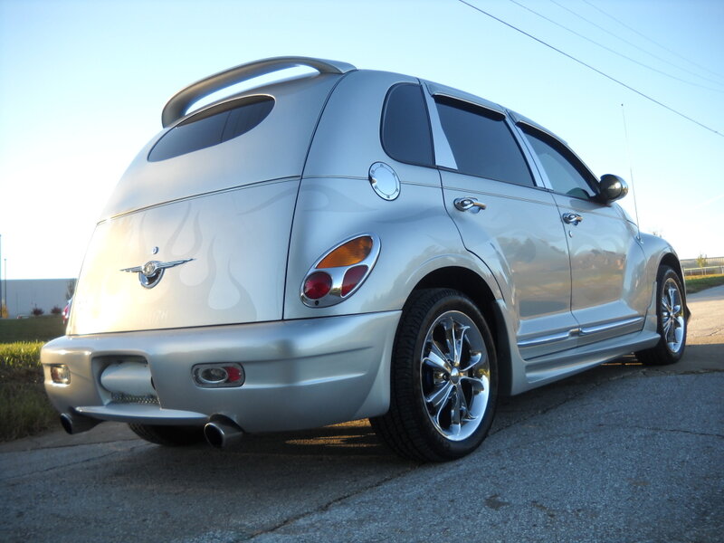 Silver Chrysler Pt Cruiser — Calm, Sunset