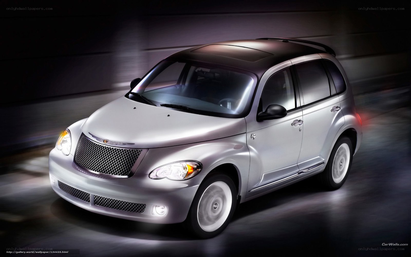 silver chrysler pt cruiser