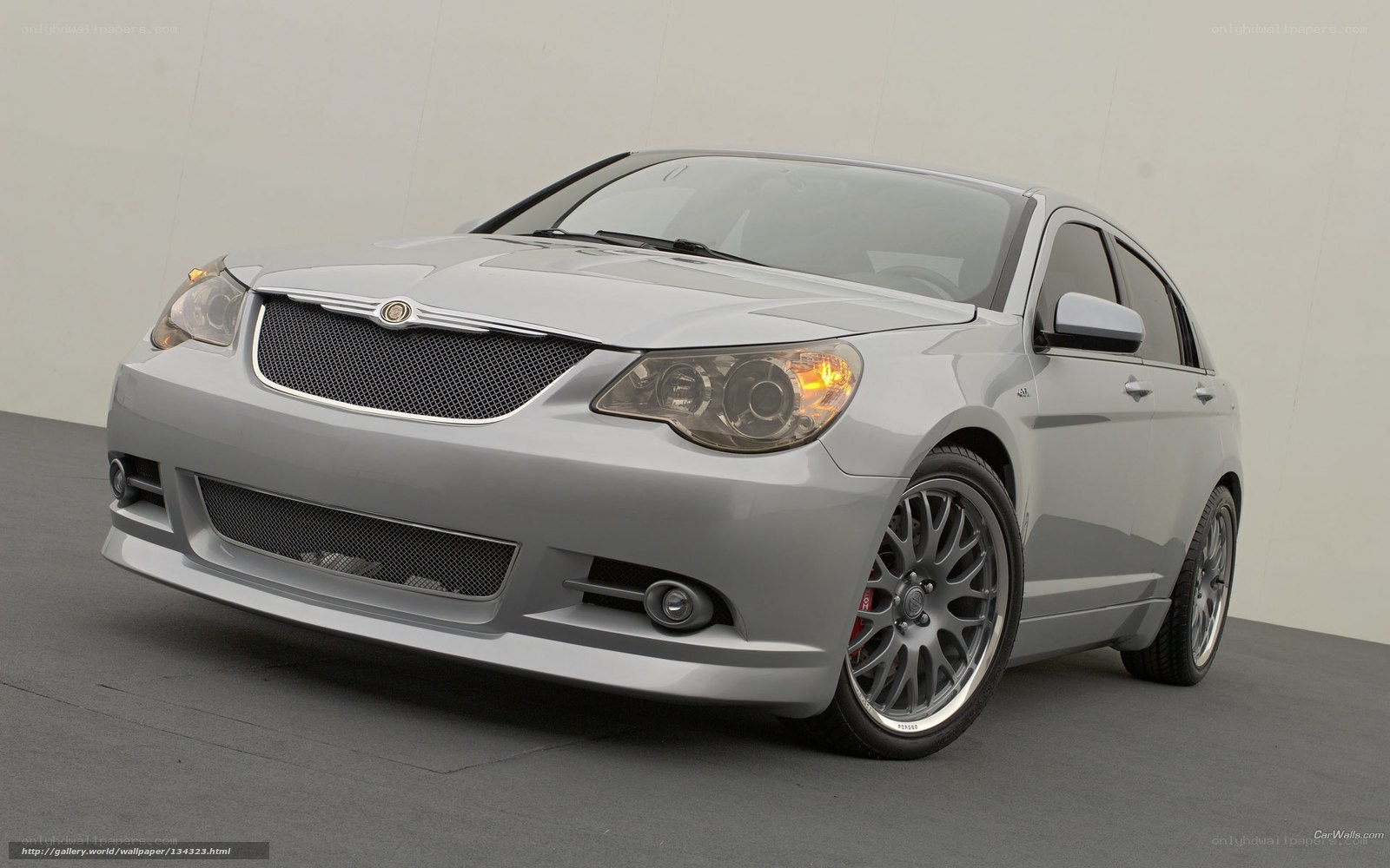 silver chrysler sedan