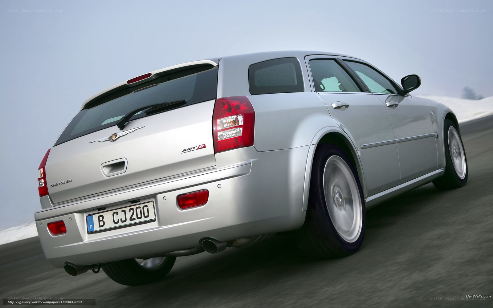 silver chrysler station wagon