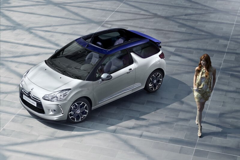 Silver Citroën DS3 Cabrio
