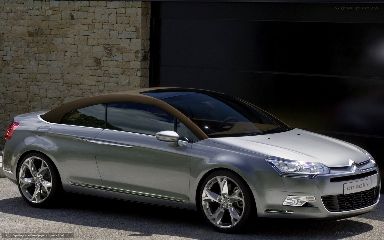 Silver Citroen Concept Car