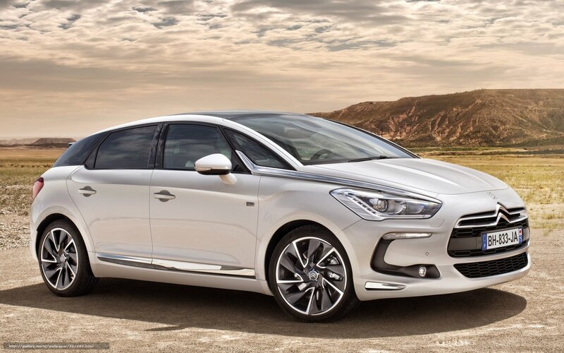 silver citroen ds5 hatchback
