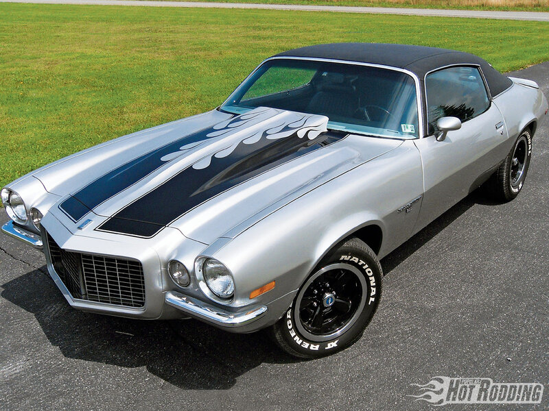 Silver Classic Car — Calm, Afternoon, Photograph, Black Convertible Top