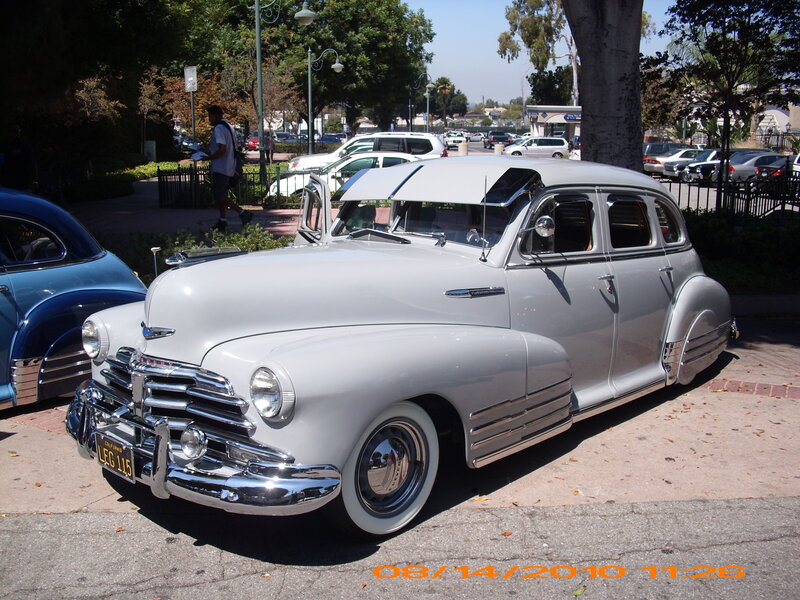 Silver Classic Car — Calm, Afternoon
