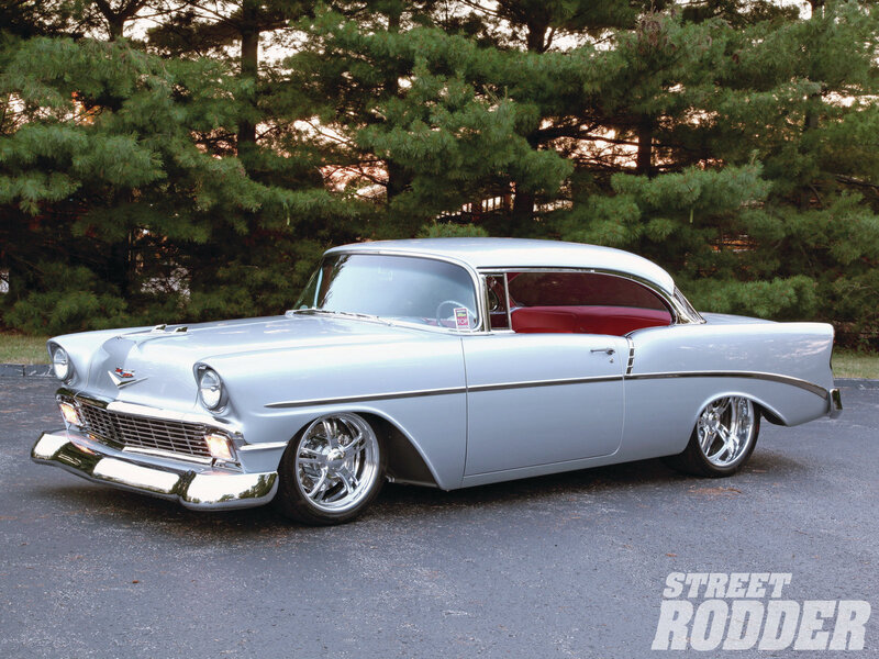Silver Classic Car — Calm, Sunset
