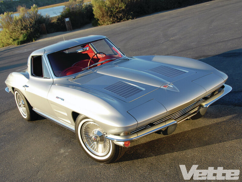 Silver Classic Car — Dramatic, Sunset, Photograph, Red Interior