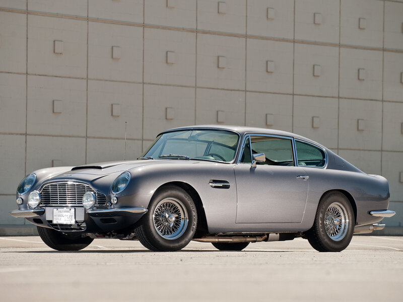 Silver Classic Car — Gray, Calm, Afternoon, Photograph, Building, Tires