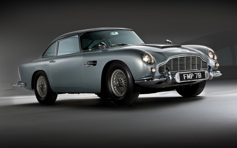Silver Classic Car — Gray, Dramatic, Photograph, Wheels