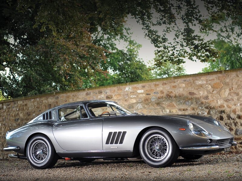 Silver Classic Car — Gray, Serene, Afternoon, Photograph