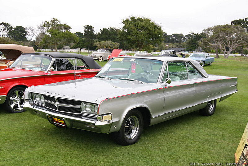 Silver Classic Car — Green