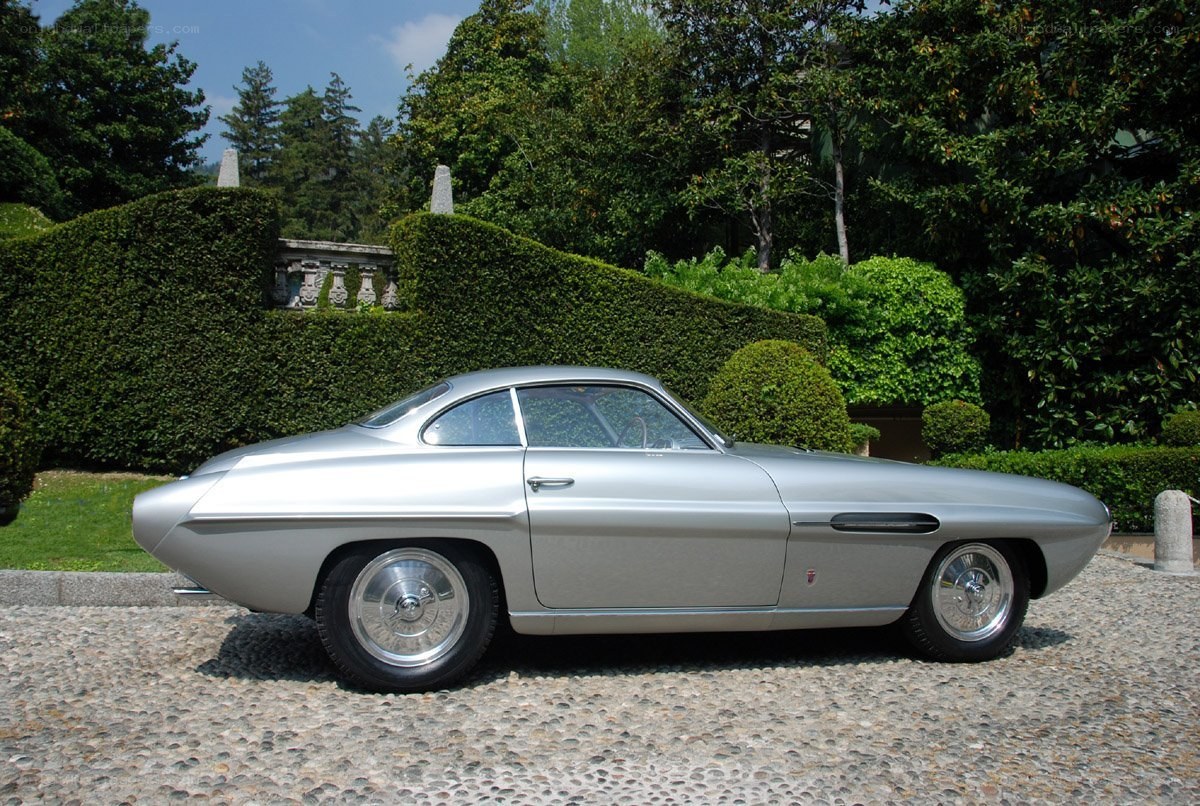 silver classic car in garden