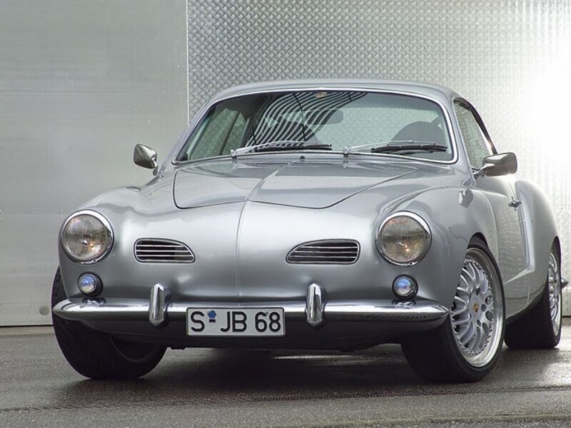 Silver Classic Car — Neutral, Photograph, License Plate