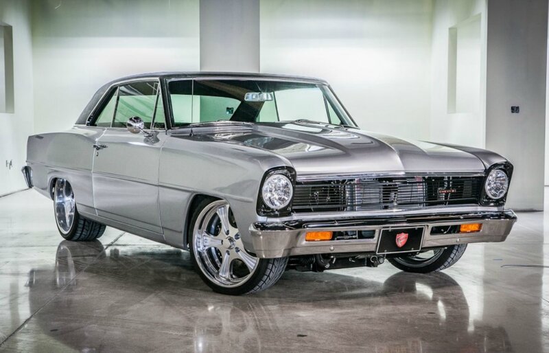Silver Classic Car — Neutral, Photograph, Showroom