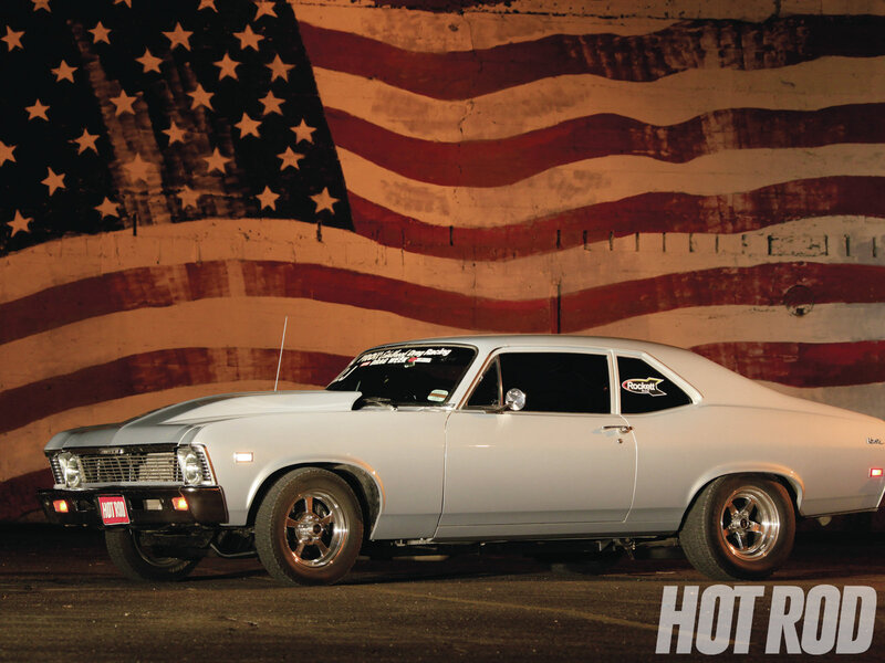 Silver Classic Car — White, Dramatic