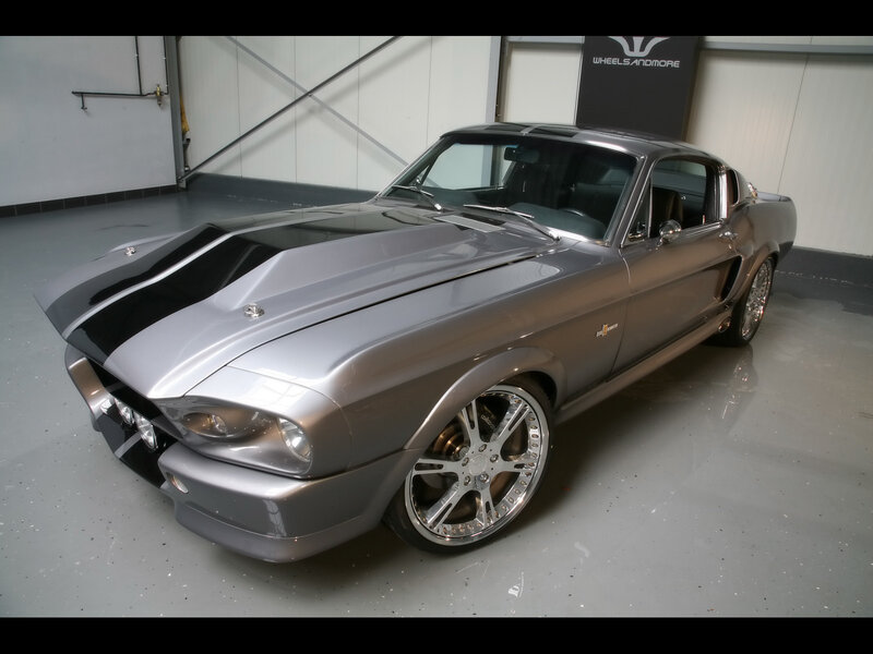 silver classic muscle car