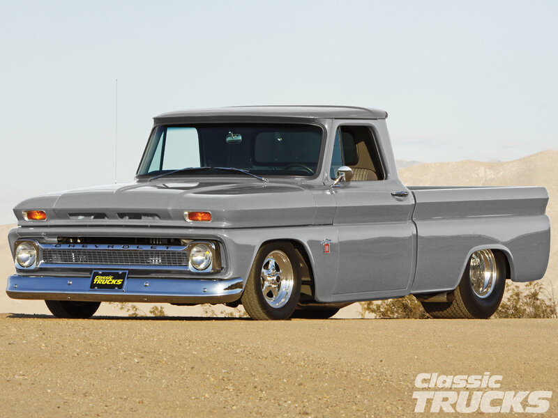 Silver Classic Pickup Truck — Gray