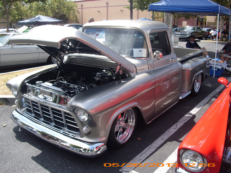 Silver Classic Pickup Truck — Outdoor