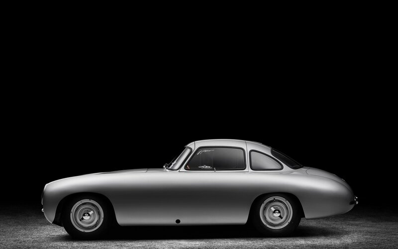 silver classic sports car