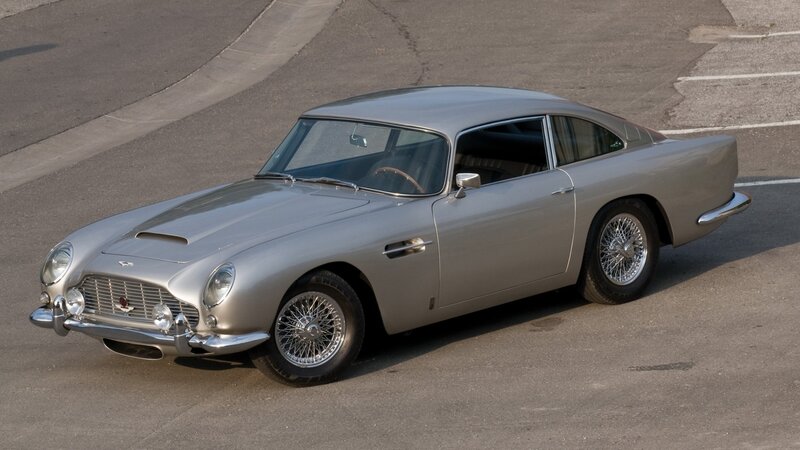 silver classic sports car