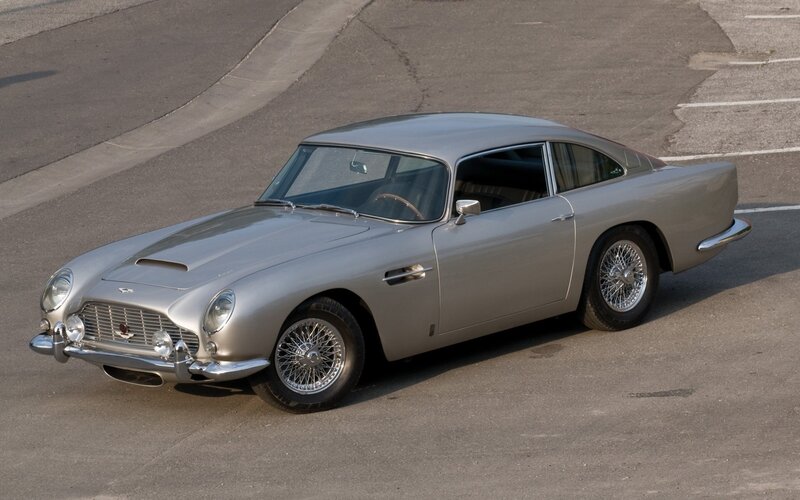 silver classic sports car
