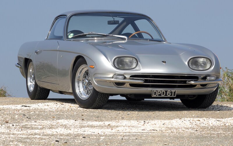 silver classic sports car