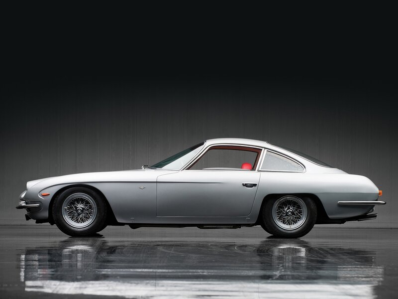 Silver Classic Sports Car — Dramatic, Photograph