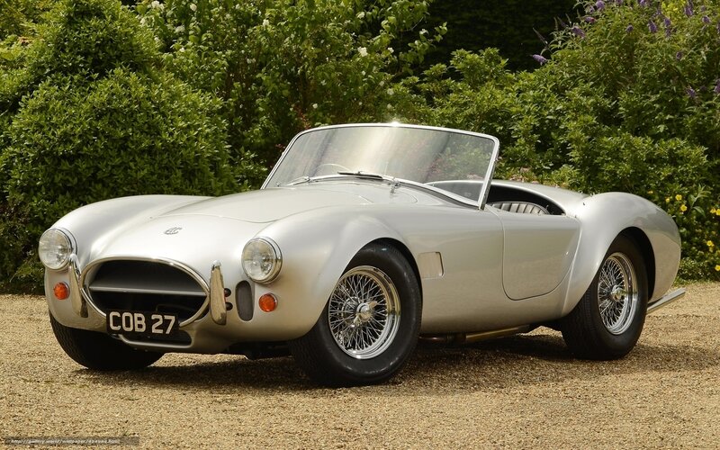 Silver Classic Sports Car — Serene, Afternoon, Photograph