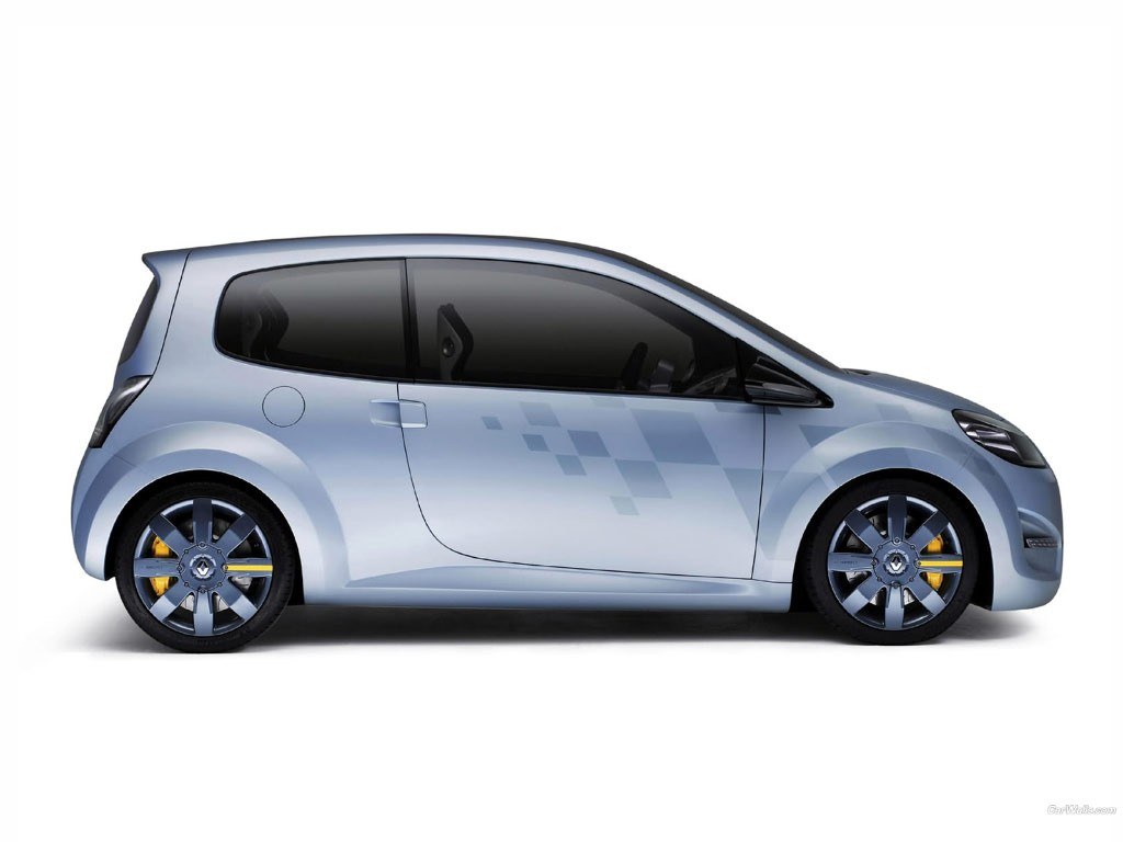 silver compact car concept