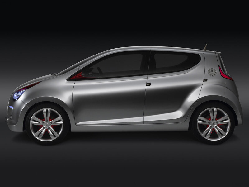 silver compact car concept