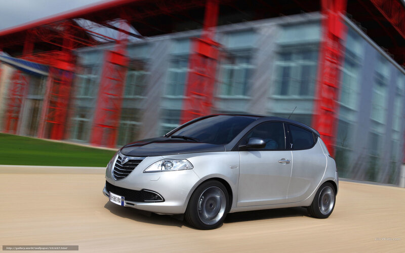 Silver Compact Car — Dynamic
