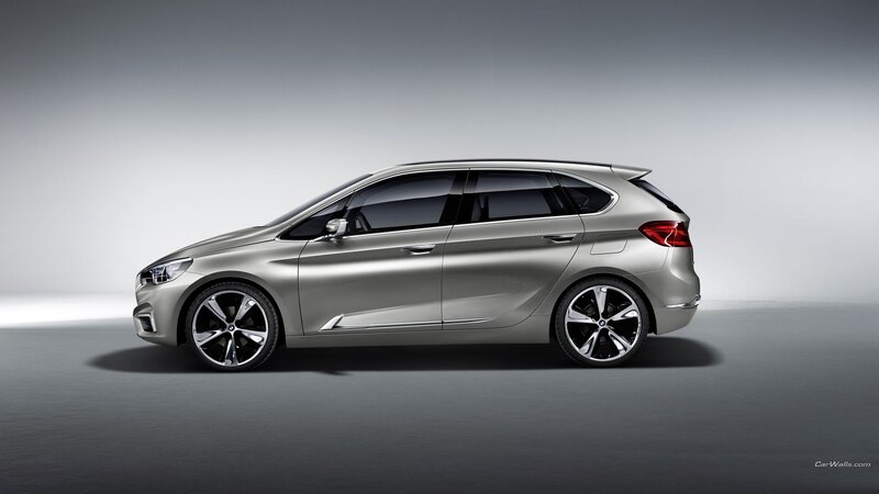 Silver Compact Car — Gray
