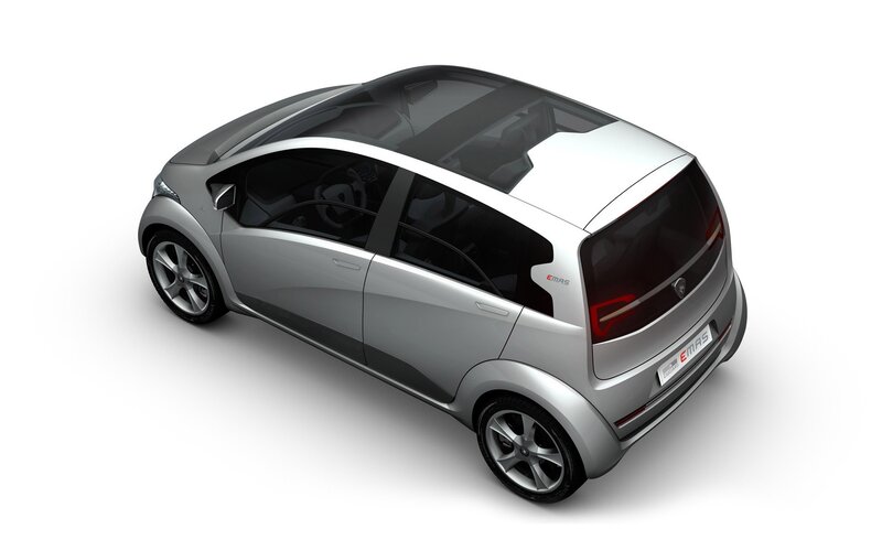 Silver Compact Car — Neutral, 3d Render