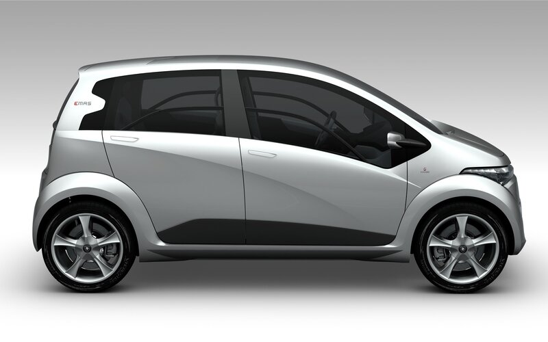 Silver Compact Car — Neutral, 3d Render, Wheel