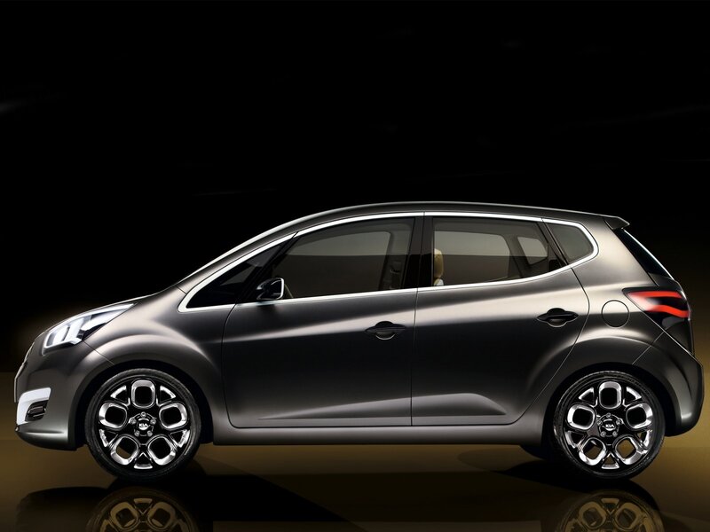silver compact car side view