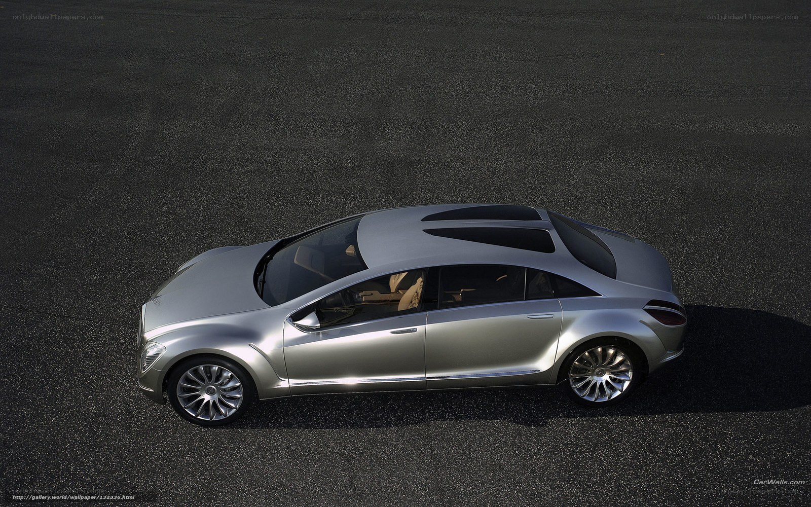 silver concept car