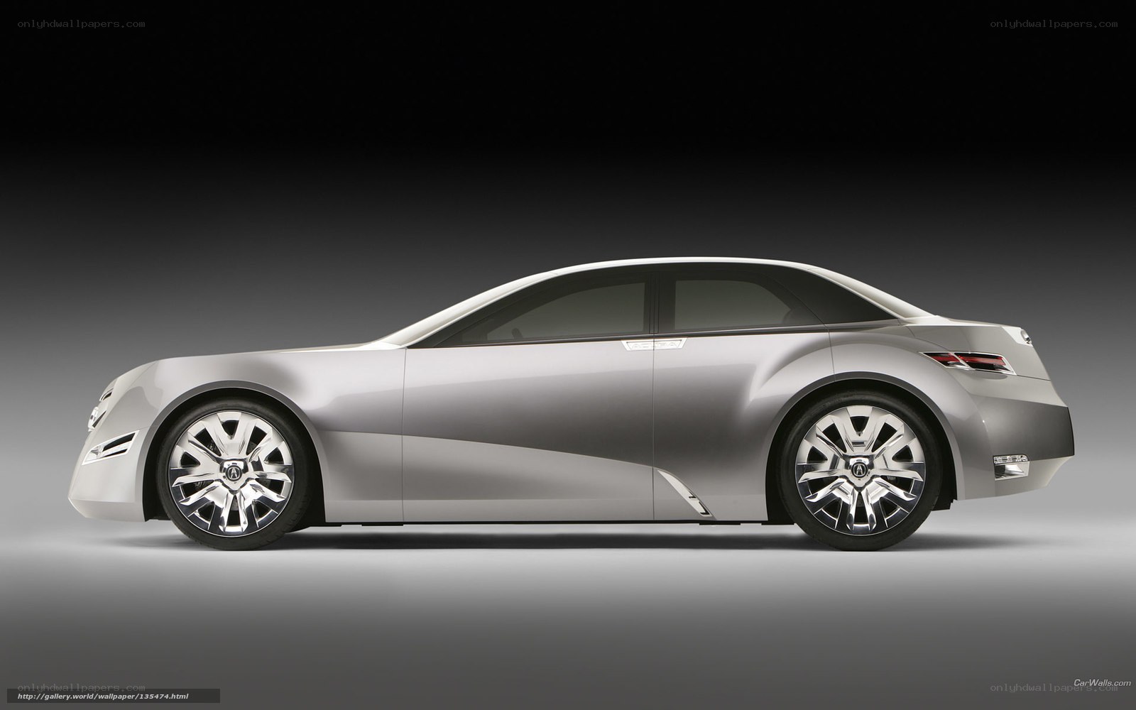 silver concept car