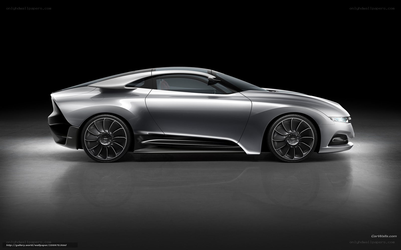 silver concept car