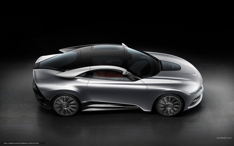 silver concept car