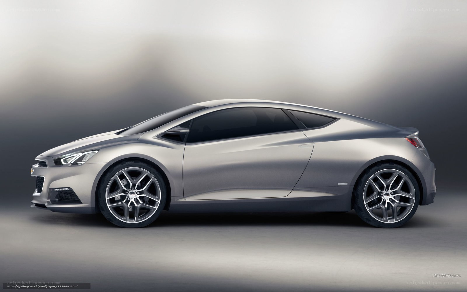silver concept car