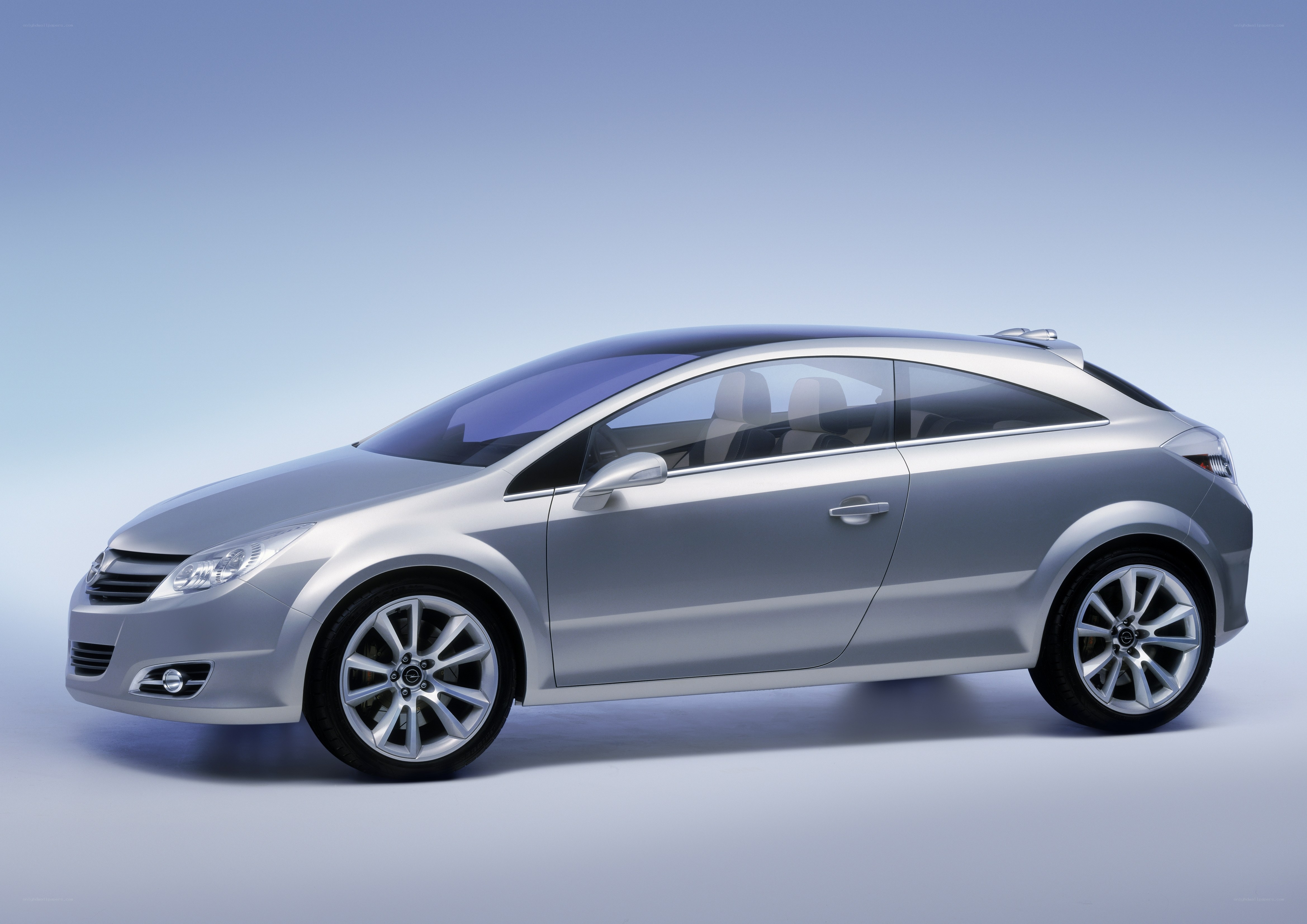 silver concept car