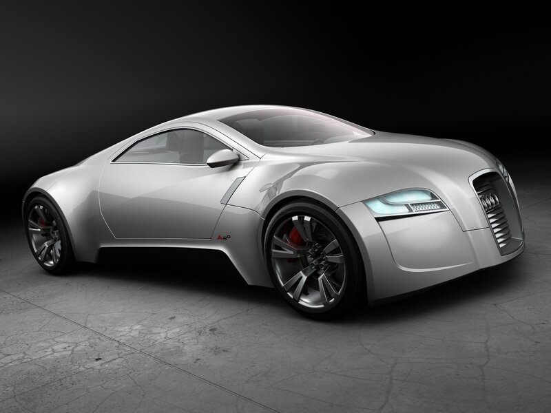 silver concept car
