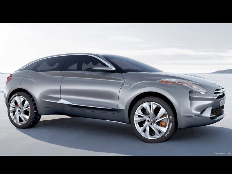 silver concept car